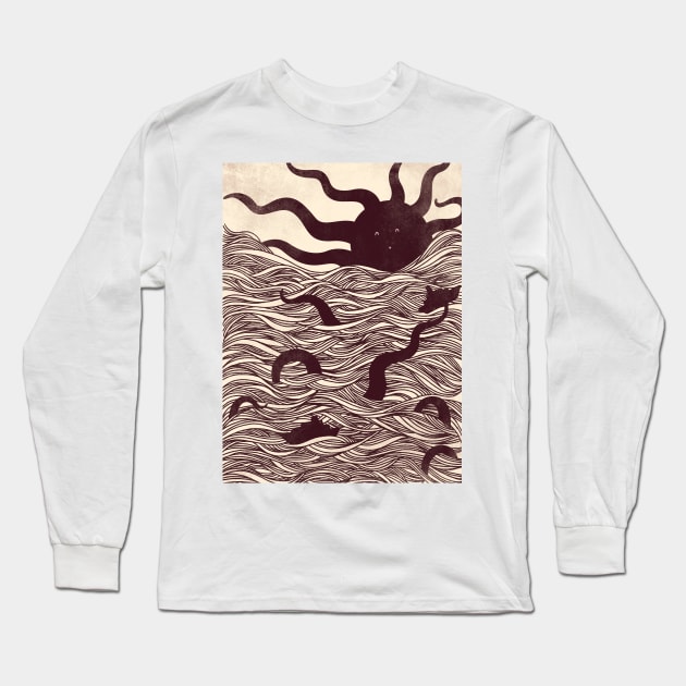 Good Morning Sun Long Sleeve T-Shirt by Chewbarber